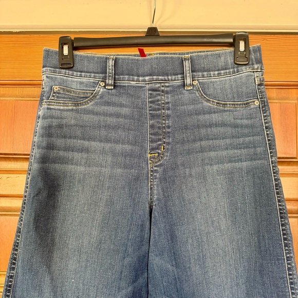 EUC SPANXshape EveryWear pull on wide leg jeans L - Picture 7 of 13